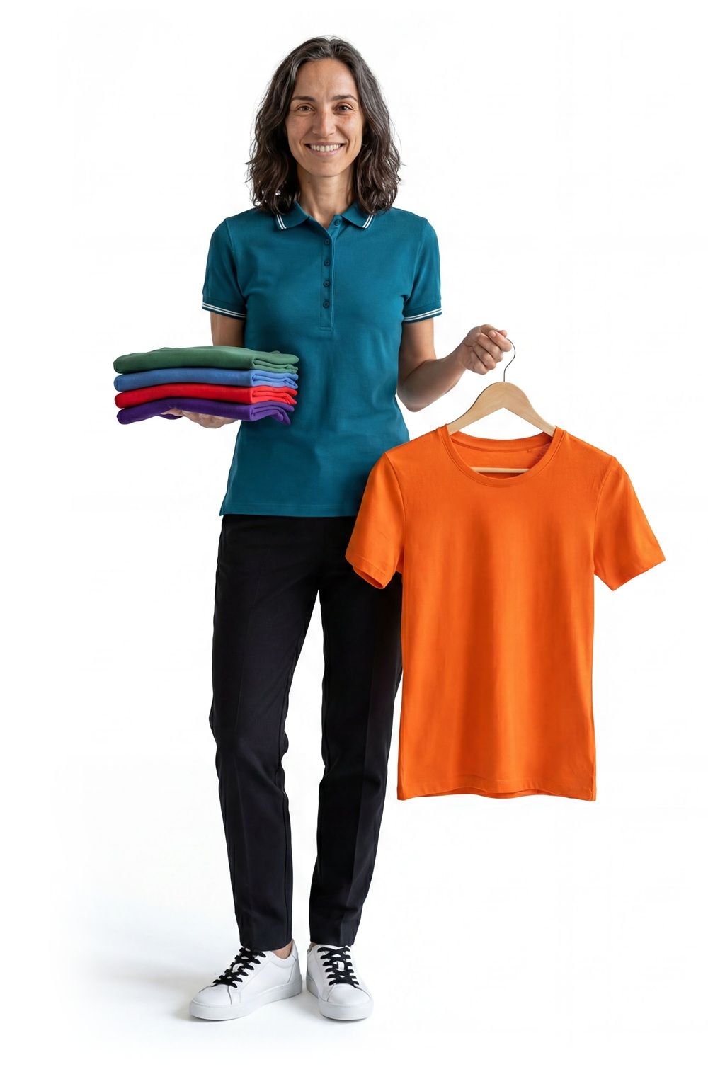 Damen Poloshirt - Polo-Shirts für Paare im Uniformstil